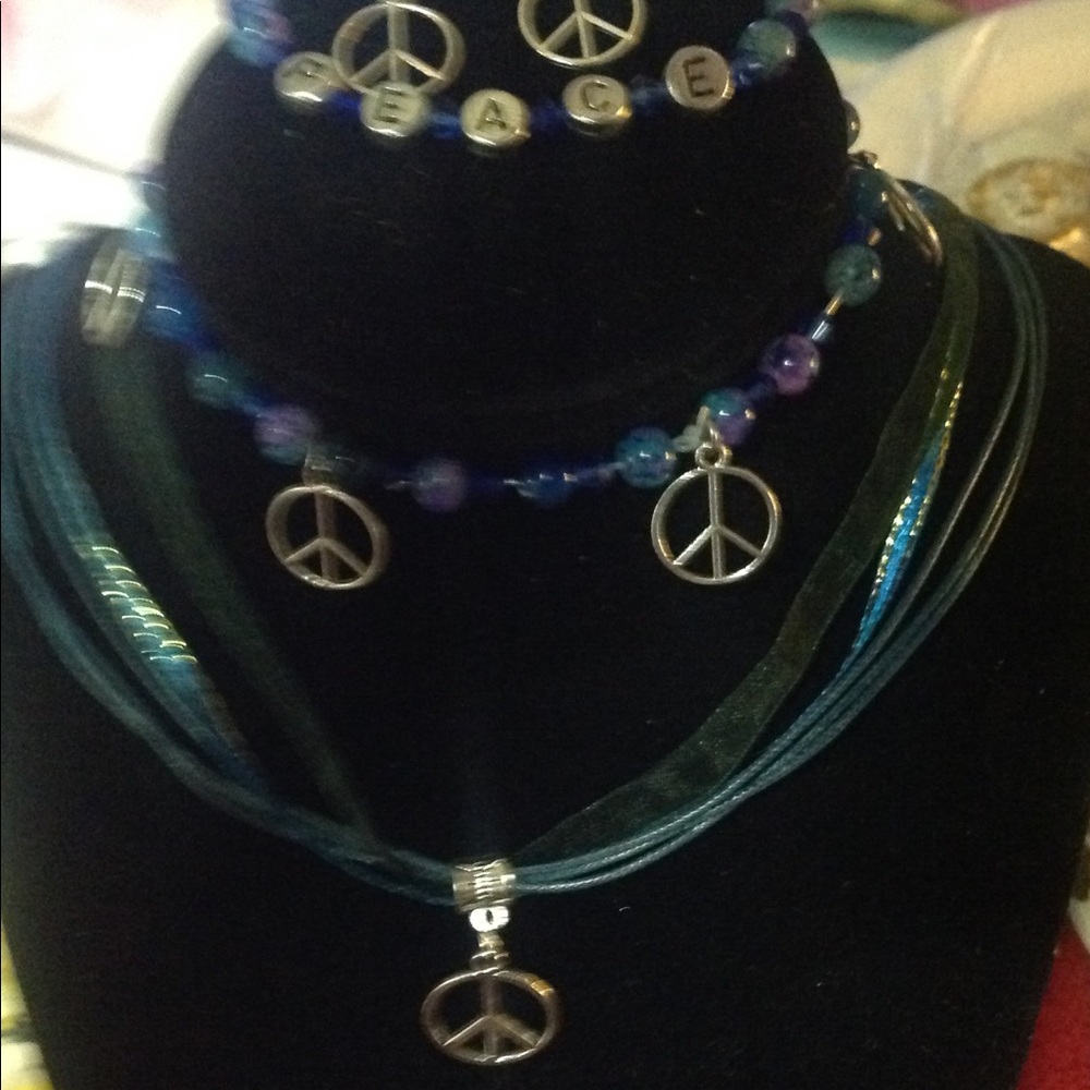 Peace for your ears, wrist, & neck